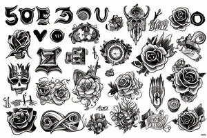 number 3 tattoo idea