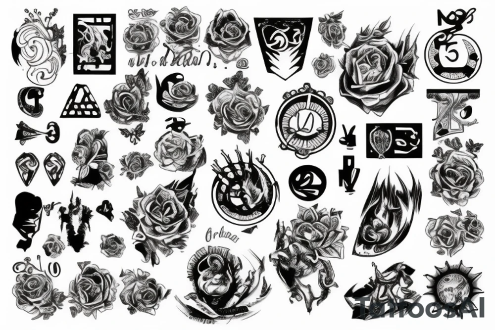 number 3 tattoo idea