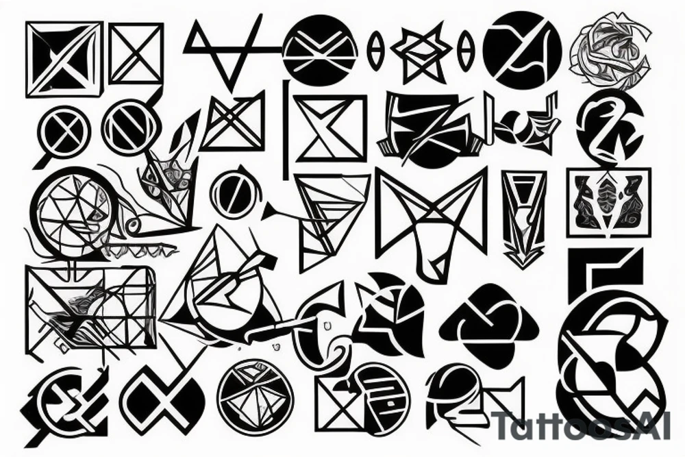 number 3 tattoo idea