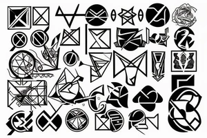 number 3 tattoo idea