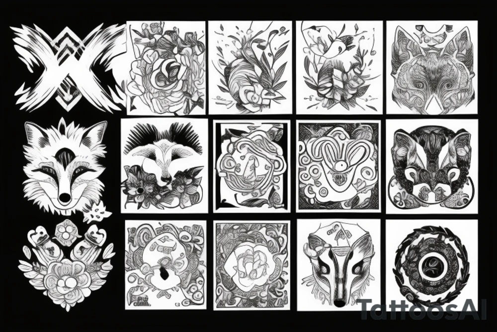 fox tattoo idea