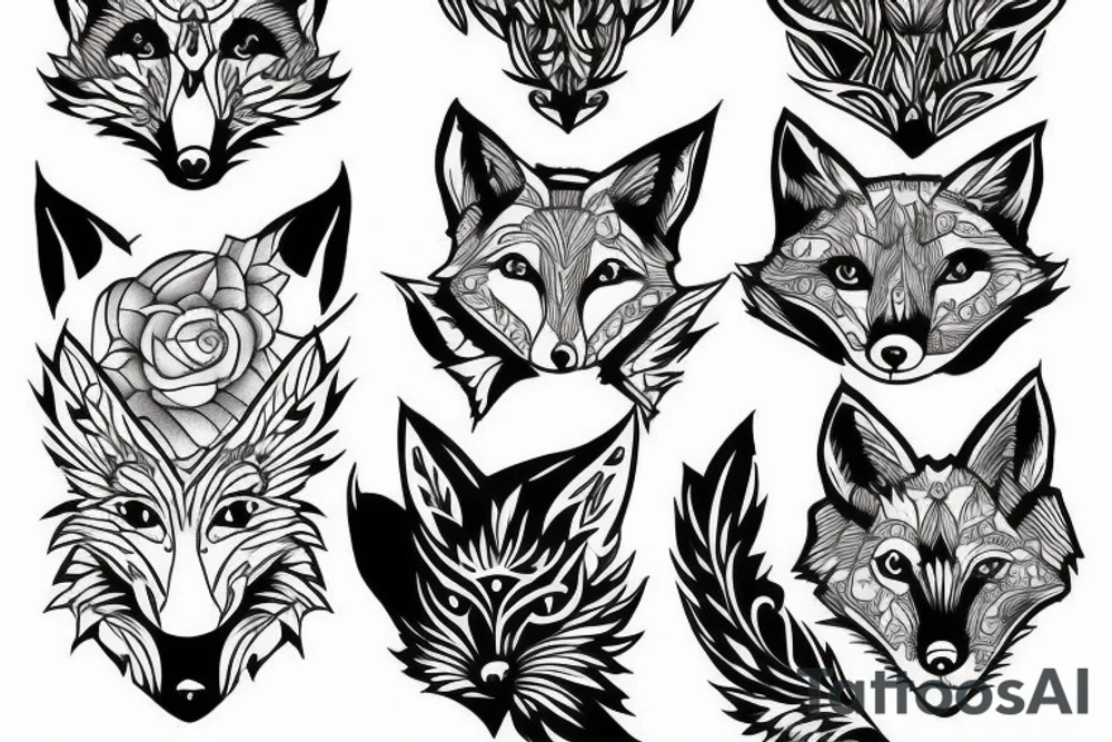 fox tattoo idea