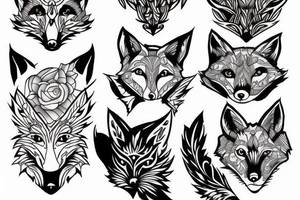 fox tattoo idea