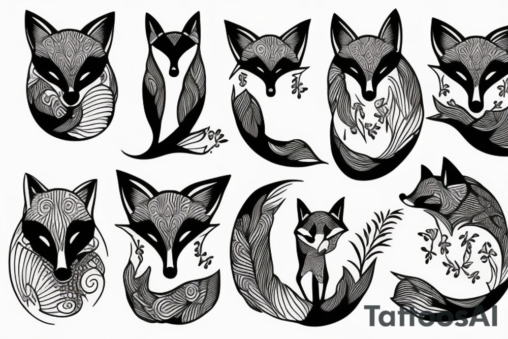 fox tattoo idea