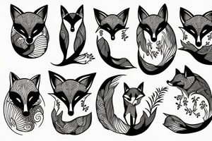 fox tattoo idea