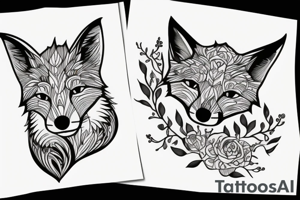fox 3 tattoo idea