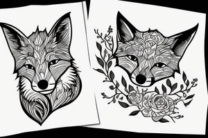 fox 3 tattoo idea