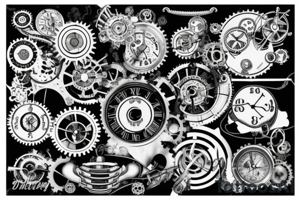 steampunk 3 tattoo idea