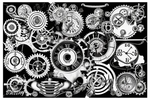 steampunk 3 tattoo idea