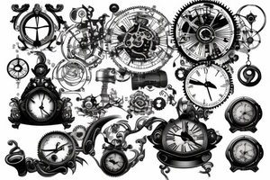 steampunk 3 tattoo idea