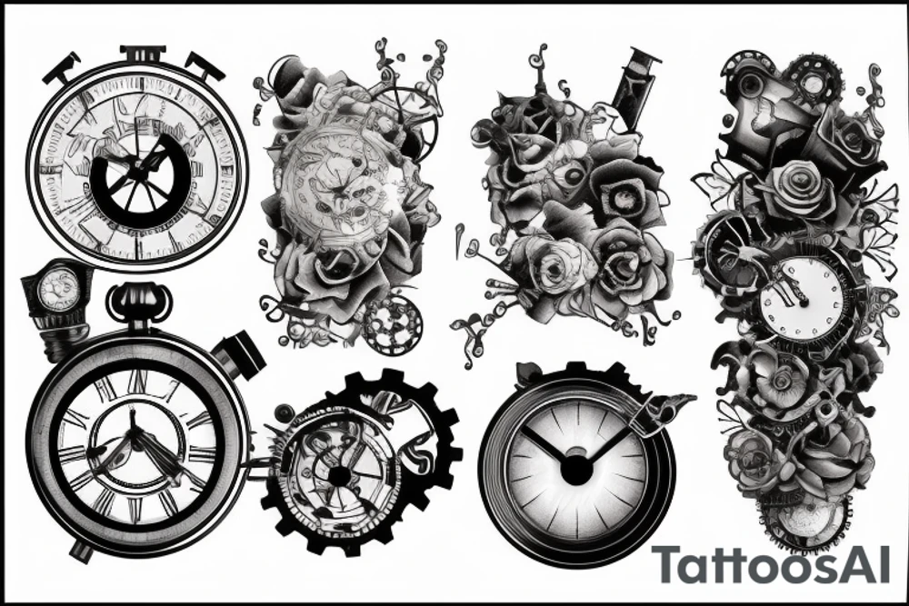steampunk 3 tattoo idea