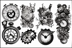 steampunk 3 tattoo idea