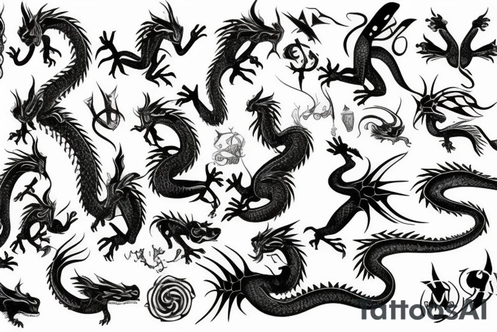 dragon tattoo idea