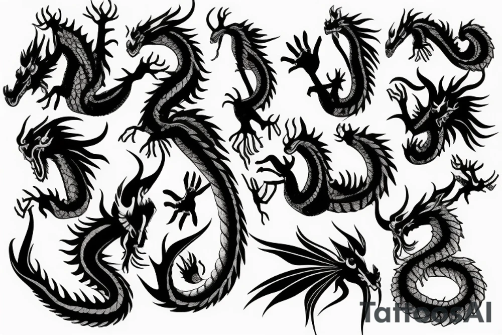 dragon tattoo idea
