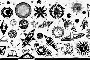 space tattoo idea
