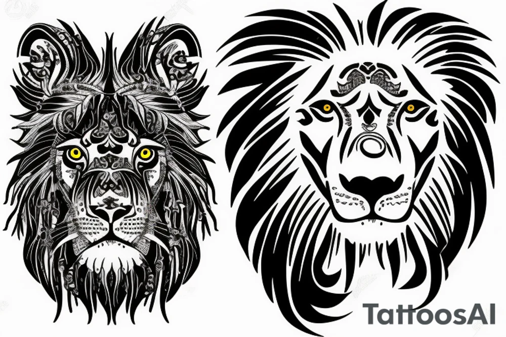 4 lion cubs tattoo idea