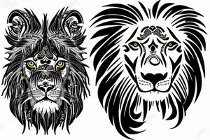 4 lion cubs tattoo idea