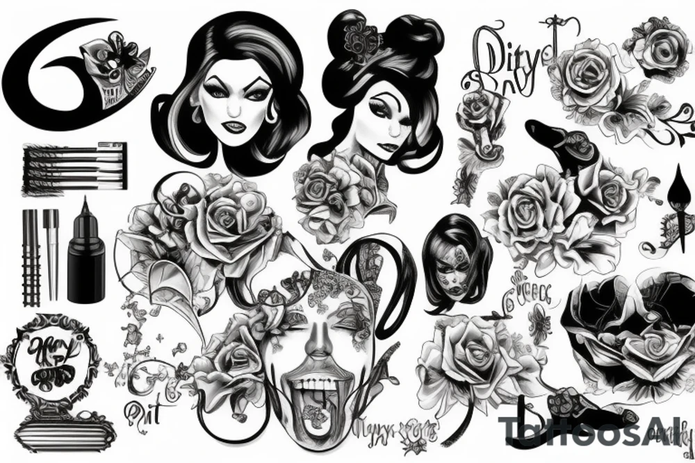 Dirty house tattoo idea