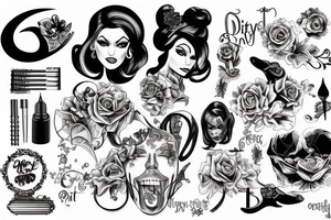 Dirty house tattoo idea