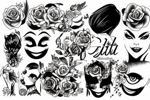 Dirty girl tattoo idea
