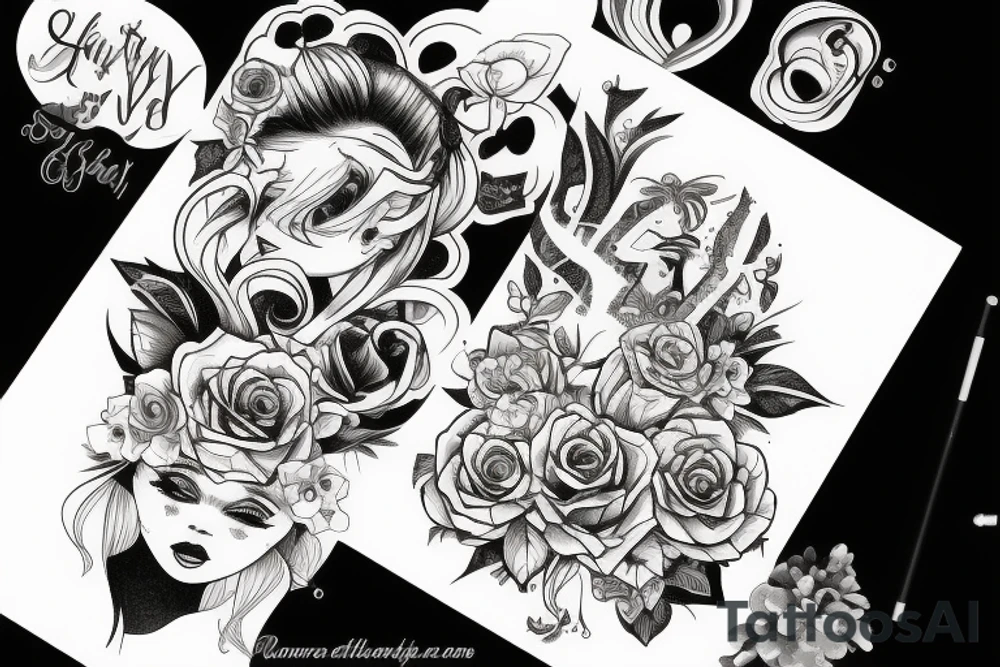Dirty girl tattoo idea