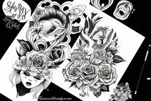 Dirty girl tattoo idea
