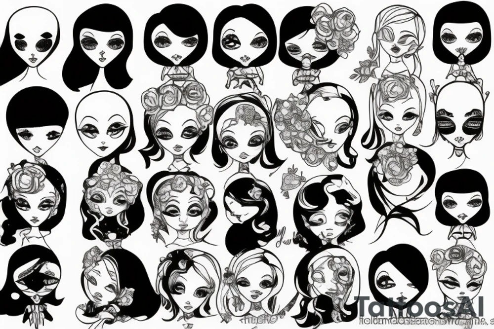 Dirty doll tattoo idea