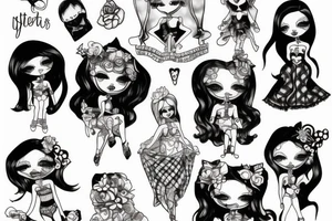 Dirty doll tattoo idea