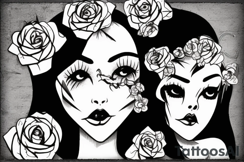Dirty doll tattoo idea