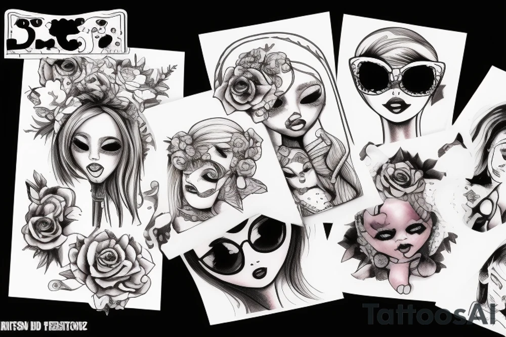 Dirty doll tattoo idea