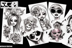 Dirty doll tattoo idea