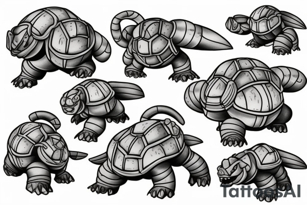 Blastoise tattoo idea