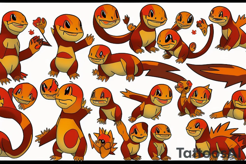 charmander tattoo idea
