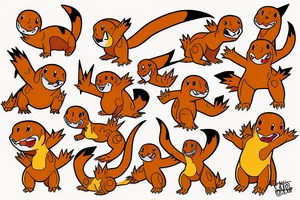 charmander tattoo idea