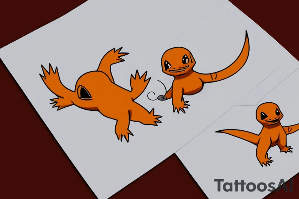 charmander tattoo idea
