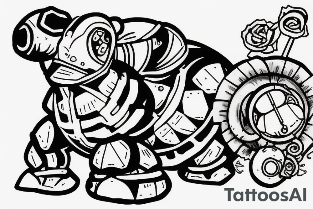 blastoise tattoo idea