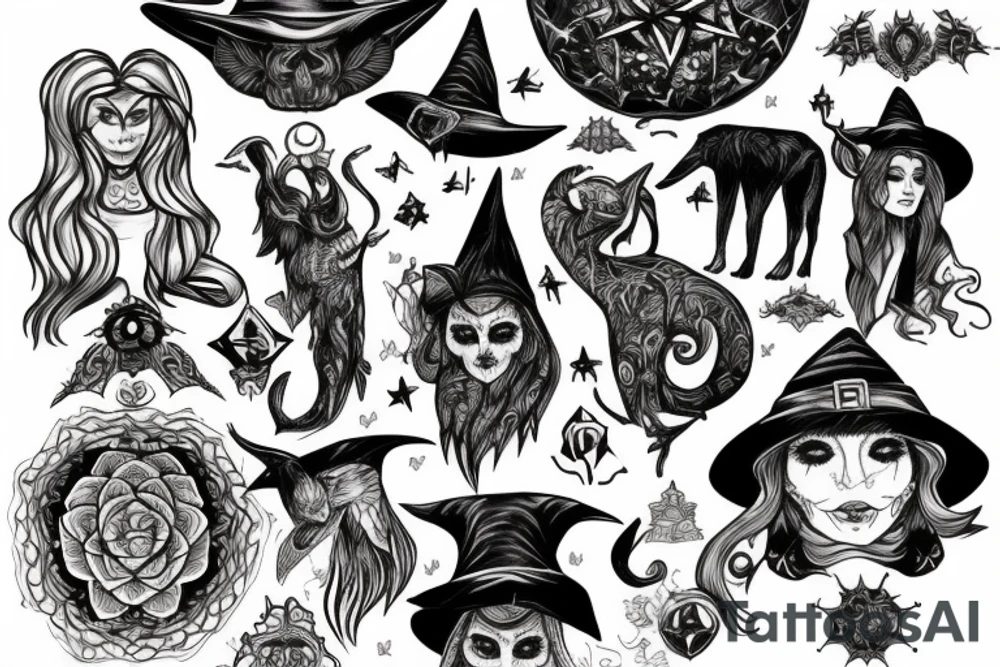 hecate witch tattoo tattoo idea