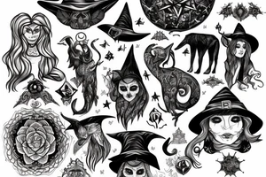 hecate witch tattoo tattoo idea