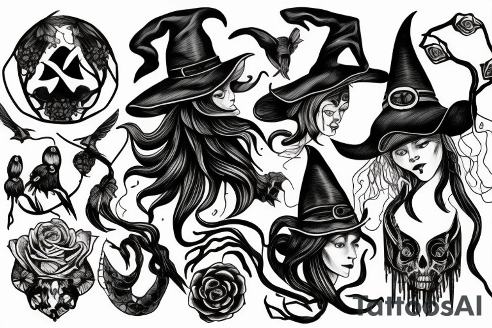 hecate witch tattoo tattoo idea