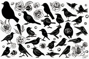 BLACK BIRD tattoo idea