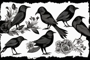 BLACK BIRD tattoo idea