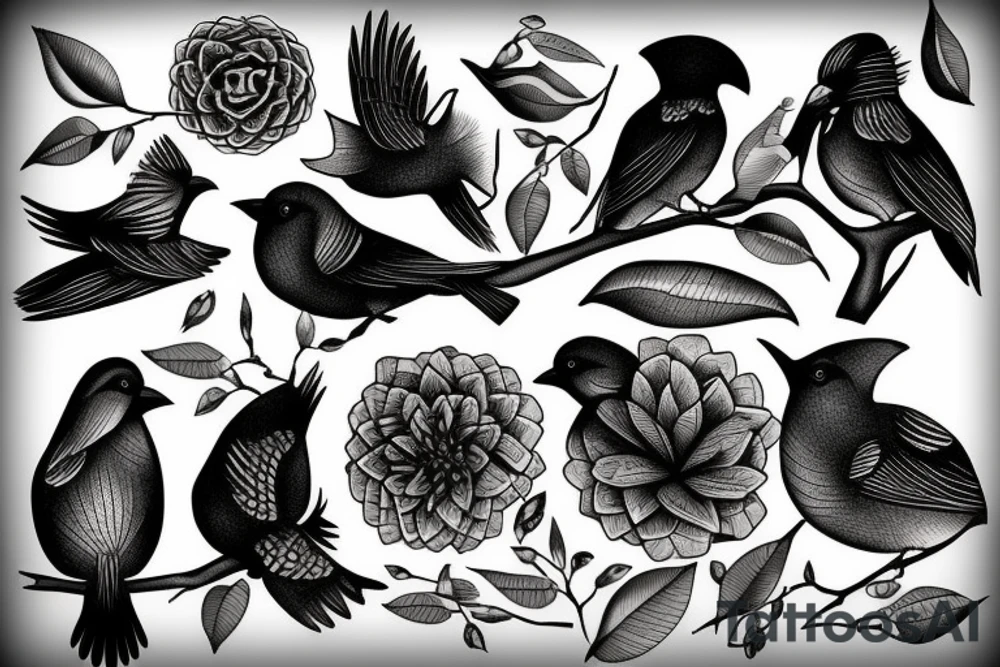 BIRD tattoo idea