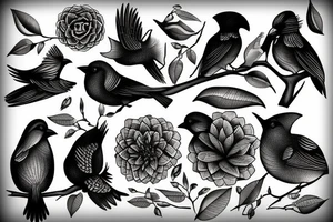 BIRD tattoo idea