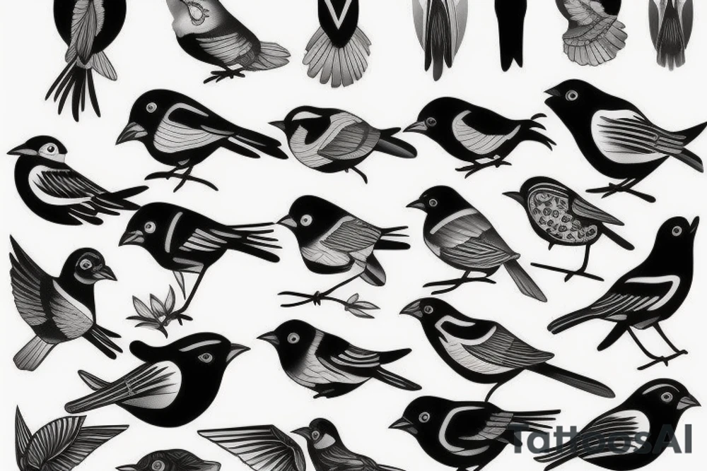 BIRD tattoo idea