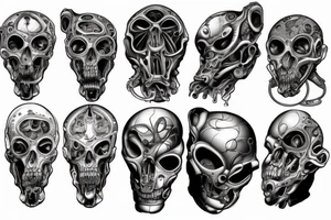 Biomechanical tattoo idea