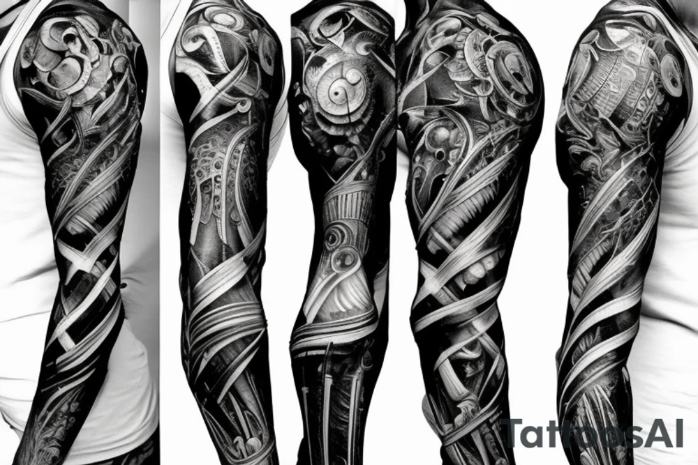 Biomechanical tattoo idea