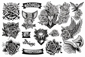 overcoming an obstacle tattoo idea