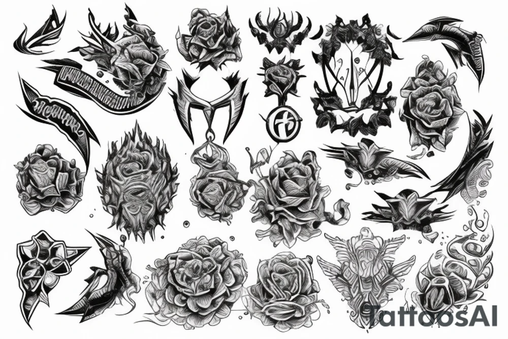overcoming an obstacle tattoo idea