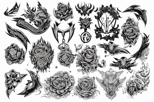 overcoming an obstacle tattoo idea
