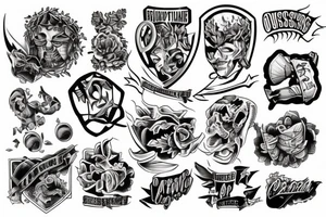 overcoming an obstacle tattoo idea